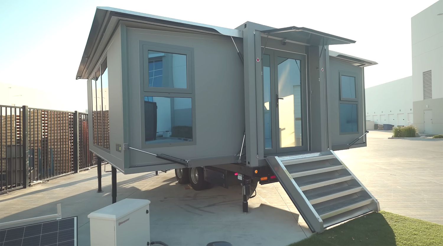 This Foldable Tiny Dwelling Expands to twenty Ft Huge